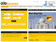 Tablet Screenshot of cabgurgaon.com